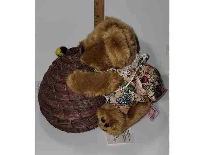 Cubbs Stuffed Teddy Bear with Honey Pot by Russ