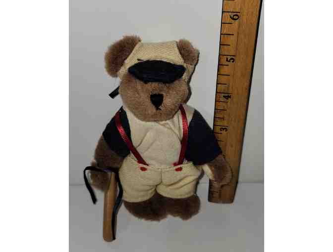 Boyds Bears Brady Swingenamiss Baseball 5 Inch Plush Bear Ornament Small Wooden Bat Style