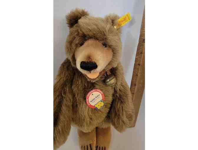 Vintage Signed 1986 Steiff Teddy Baby 1930 Replica Bear