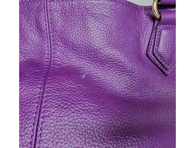 Ora Delphine - Deep Purple Purse Leather Purse - Gently Used