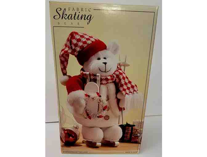 Fabric Skating Bear - New in Package