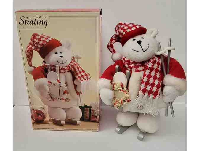 Fabric Skating Bear - New in Package