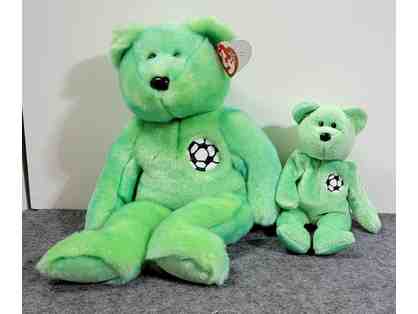 #0 Ty Beanie Buddy & Baby Kicks the Bear