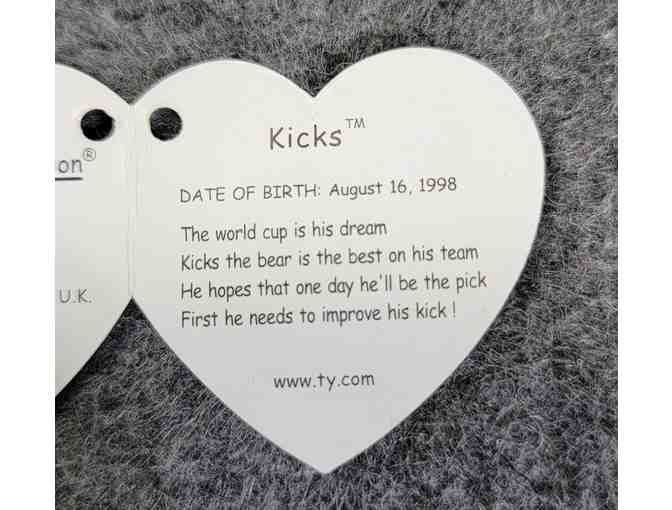 #0 Ty Beanie Buddy & Baby Kicks the Bear - Photo 3