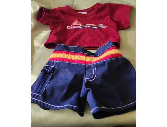 Build-A-Bear Plush + 5 Build-A-Bear Outfits Bundle