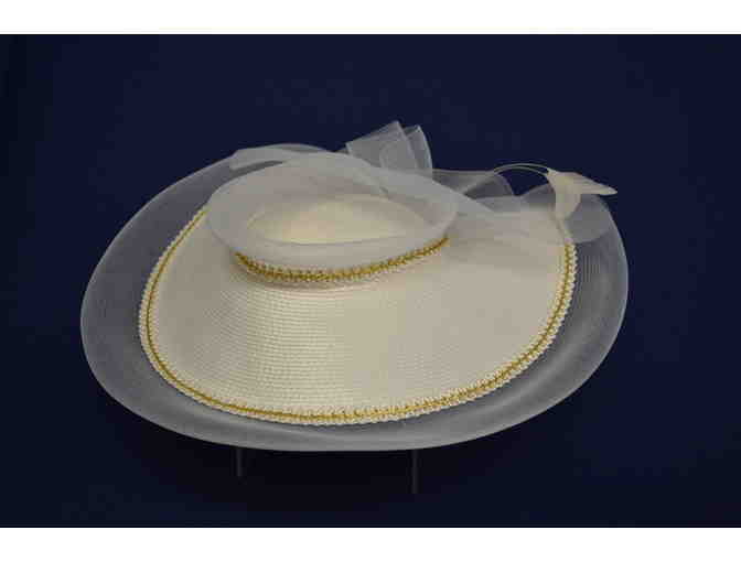 White Hat worn by Ruta Lee in the 1980 Walt Disney Production - The Ghosts of Buxley Hall