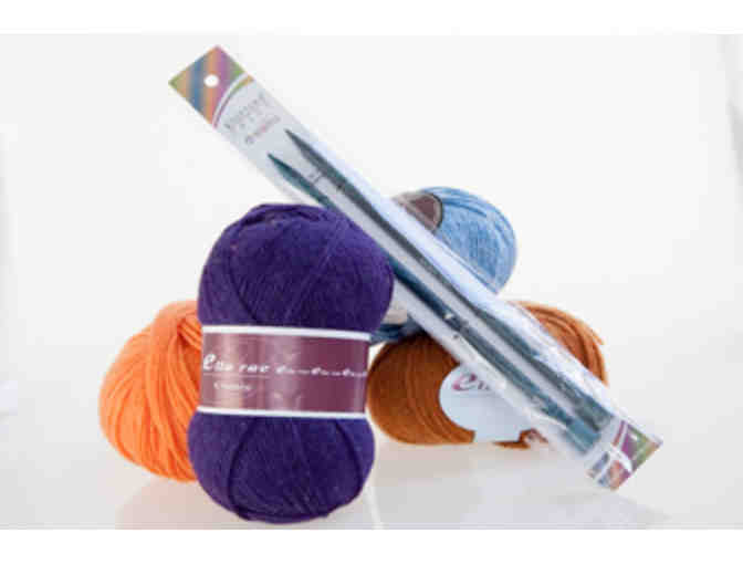 Yarnitudes Knitter's Package: Yarn, Knitting Needles, and Gift Certificate