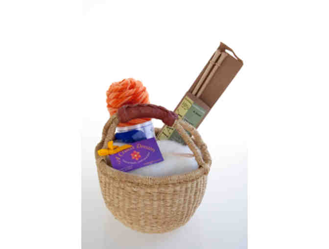 Handwork Basket and Supplies