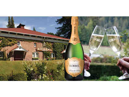 4 Tickets to Korbel Champagne Cellars. Includes a Tour, Tasting, Lunch with Champagne