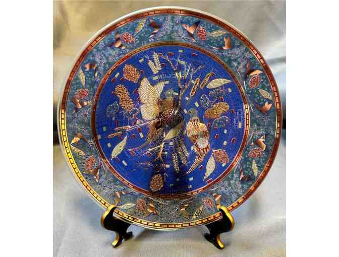 Art Plate with Intricate Mosaic Design