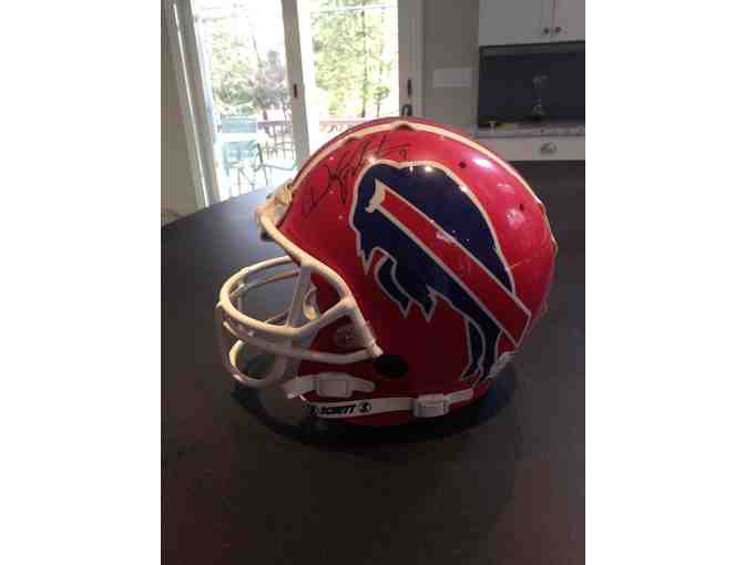 Buffalo Bills Helmet Autographed by QUARTERBACK DOUG FLUTIE