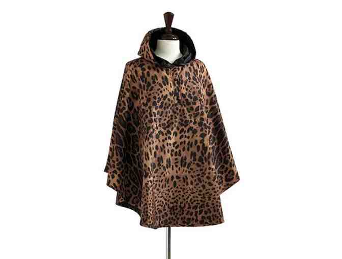 Leopard Reversable Rain Poncho
