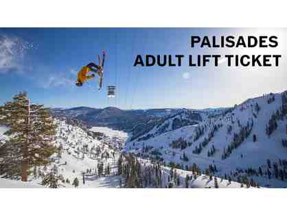 Adult Full Day Lift Ticket | Palisades/Alpine | Valid through 5/27/24