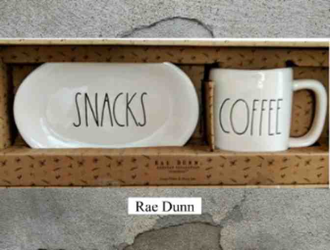 Rae Dunn Coffee And Snack Set