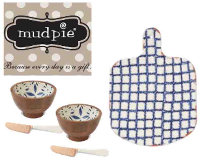 MudPie Terracotta Cheese Board and Dip Set