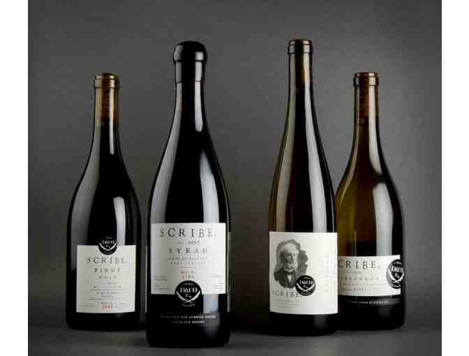 Scribe Winery 6 Bottle Pinot Noir, Cabernet, and Syrah Lot