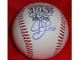 Autographed Jed Lowrie Baseball