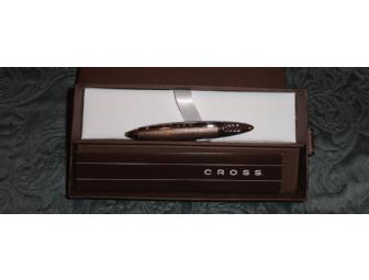 Cross Autocross Leather Wrapped Ballpoint Pen