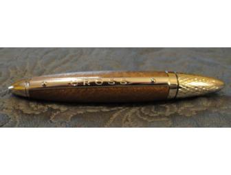 Cross Autocross Leather Wrapped Ballpoint Pen