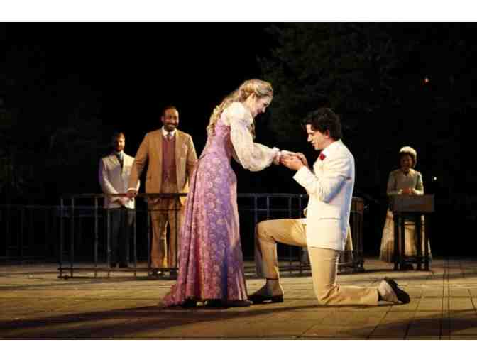 Dinner with Shakespeare in the Park Stars Hamish Linklater and Lily Rabe