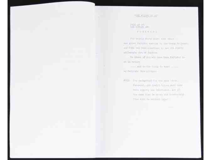 Tiny Doll & Priscilla Montgomery Signed 'The Wizard of Oz' Full Movie Script (JSA COA)