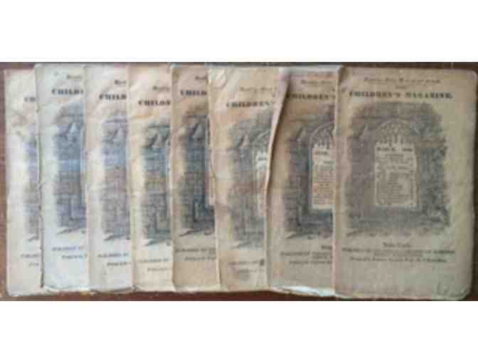 Eight (8) Volumes of 'The Children's Magazine' 1830-1832