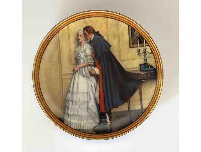 'The Unexpected Proposal' Norman Rockwell Limited Edition Collector's Plate