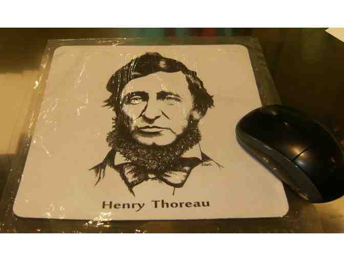 Henry Thoreau Vinyl Mouse Pad - Photo 1