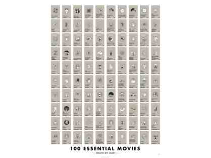 Popchart's 100 Essential Films Scratch-Off Chart