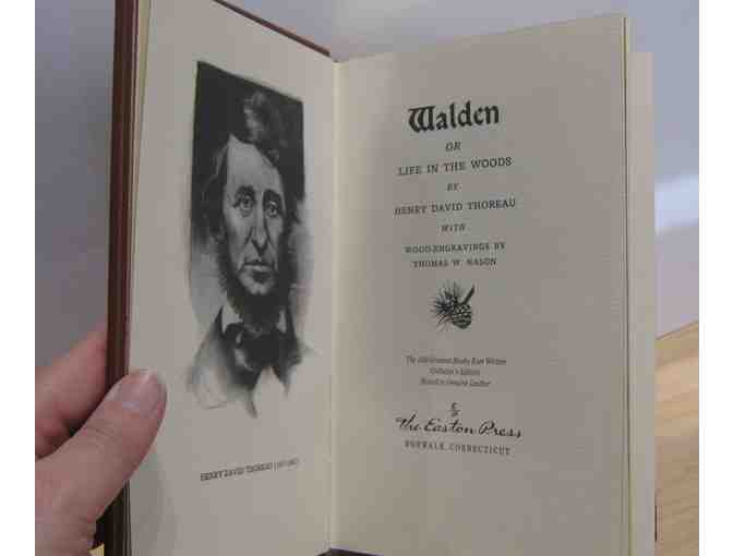 WALDEN and A WEEK collectible editions from The Easton Press, 1981