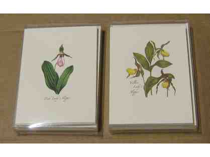 Colorful Native Orchid Note Cards, two sets, 16 cards and envelopes in total