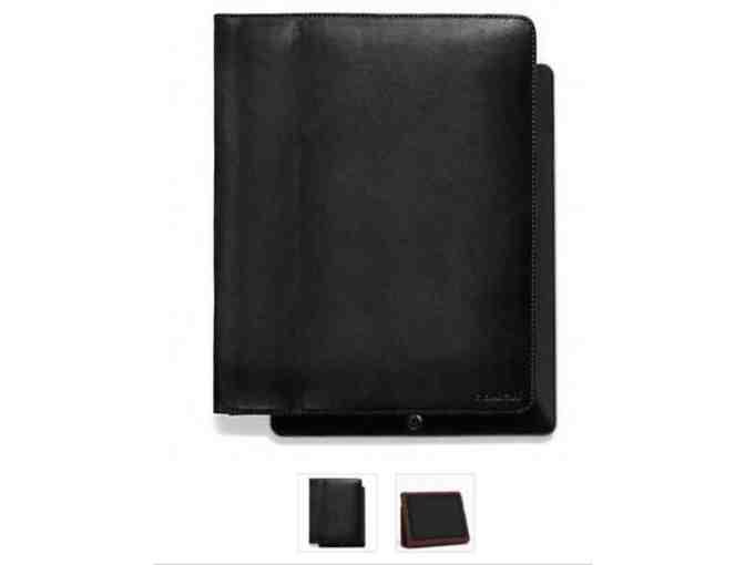 Coach Bleeker Black Leather Tablet/ Ipad Case - new with tags