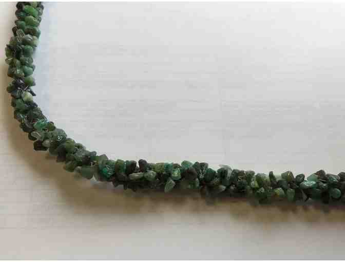 Emerald Nugget necklace