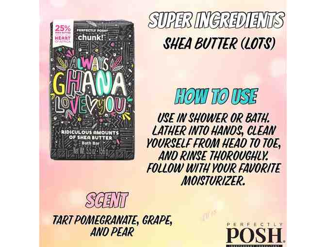 'Always Ghana Love You' Shea Butter Soap by Posh
