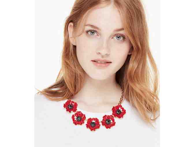 kate spade precious poppies necklace