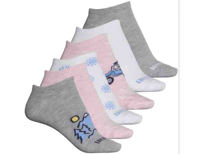 Life is good Athletic Low-Cut Socks - 6-Pack, Below the Ankle (For Women) Pink - Photo 1