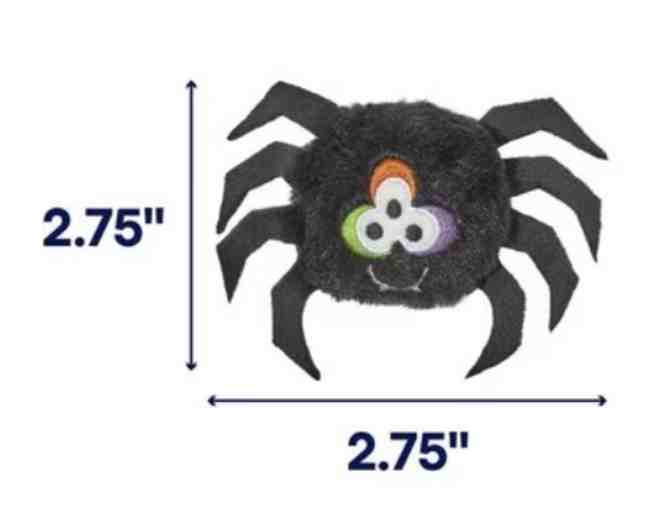 Halloween Spider and Ghost Plush Cat Toys with Catnip - Photo 2