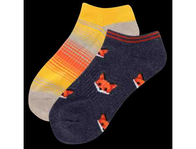 Set of Two Womens Low Cut Socks - Photo 1