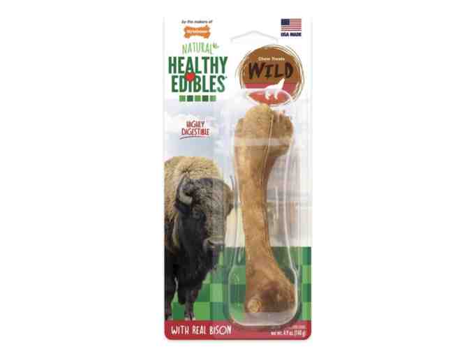 Nylabone Healthy Edibles WILD Natural Long Lasting Bison Flavor Dog Chew Treat - Photo 1
