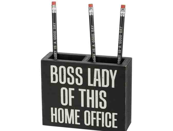 Boss Lady Of This Home Office Stationery Set