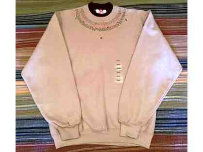 Fall Embellished Sweatshirt Small/Medium