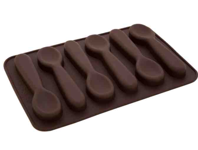 Six Spoon Silicone Chocolate Mold - Set of 2