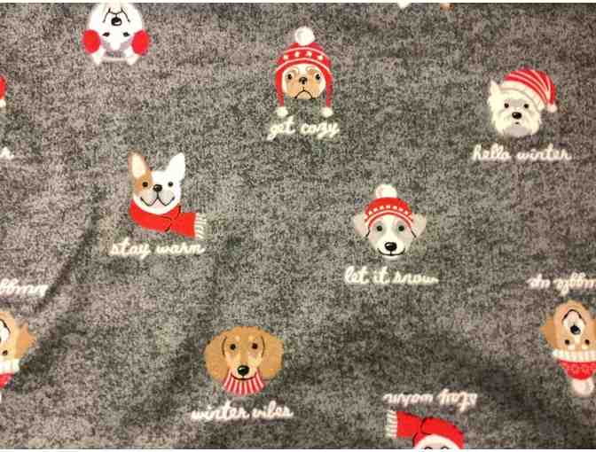 Womens Dog Print Sleep Shirt S-M