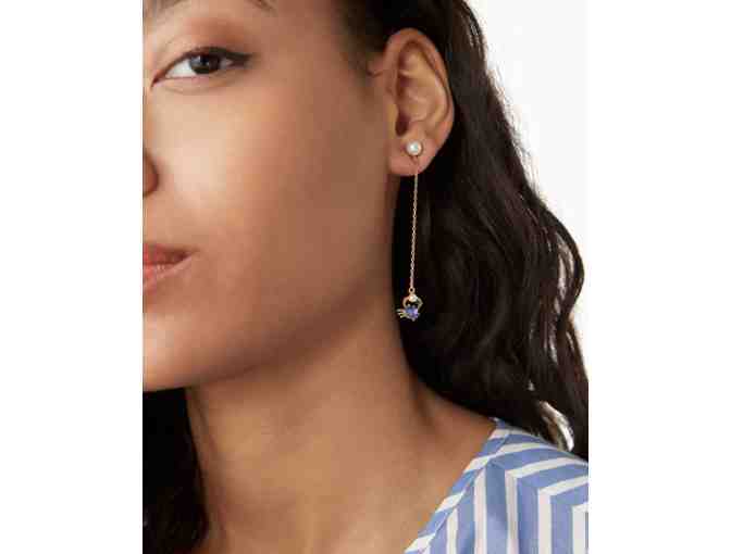 Kate Spade Claws Out Crab Linear Earrings