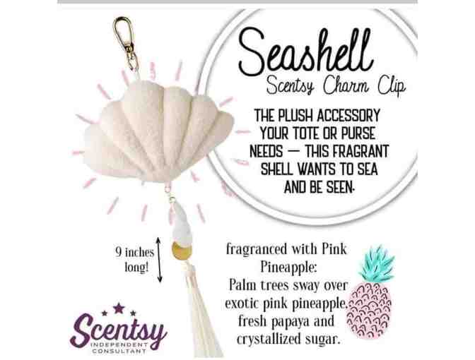 Scentsy Seashell Charm Clip