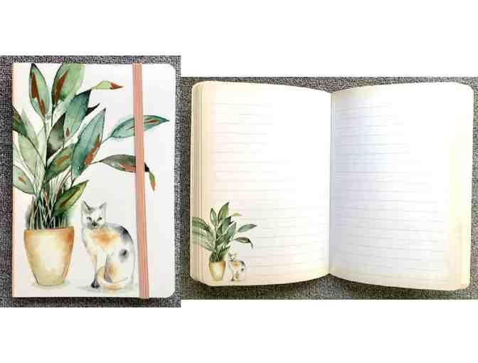 Cat Notebook White - Photo 1