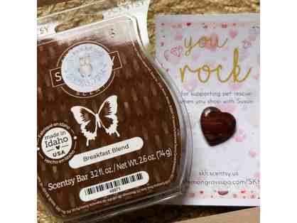 Breakfast Blend Scents Bar and matching Heart Stone