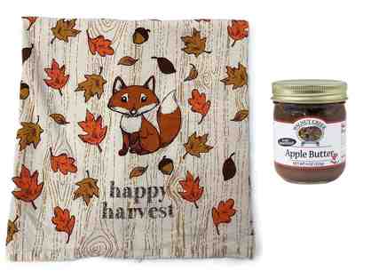 Harvest Kitchen Towel and Apple Butter