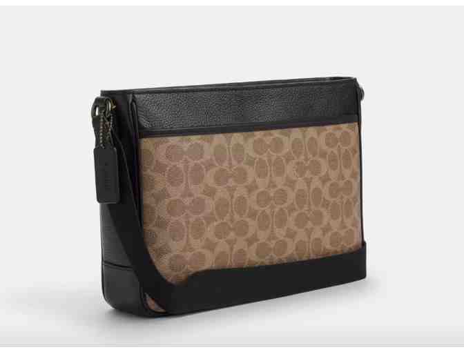 Coach District Crossbody Bag In Signature Canvas