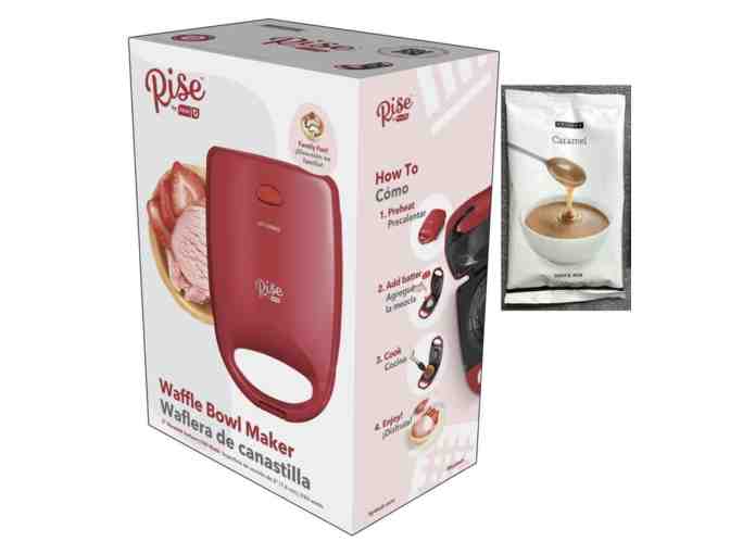 Mini Waffle Bowl Maker/Caramel Sauce Mixes